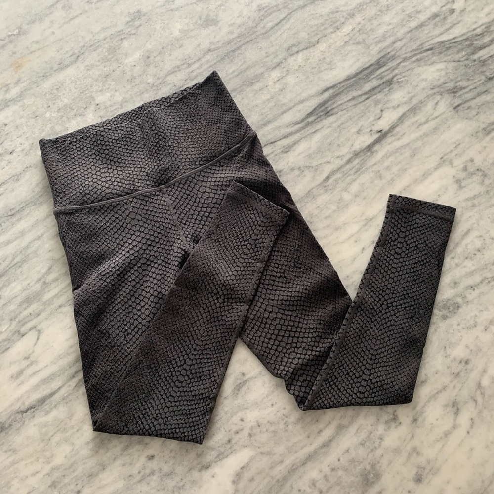 Avocado High Waisted Texture Full Length Legging